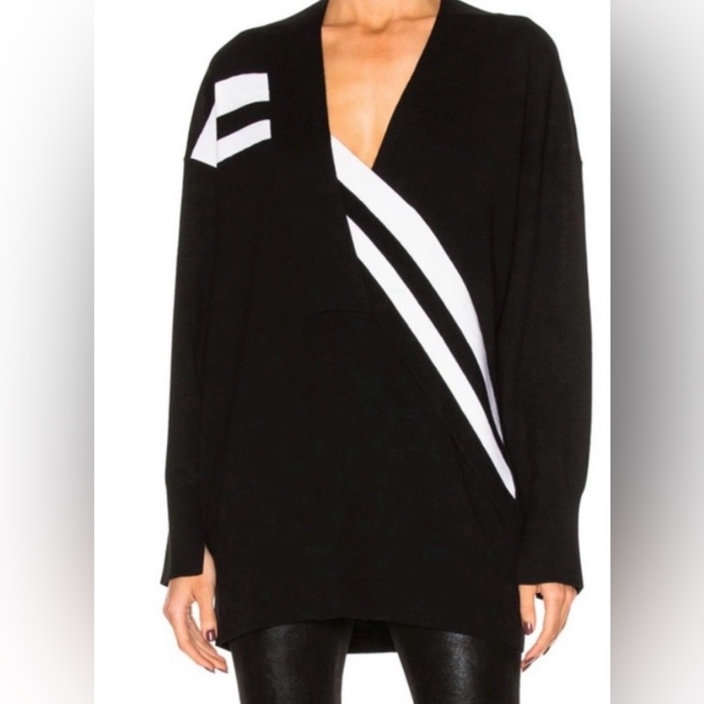 rag & bone Black and White Sweater